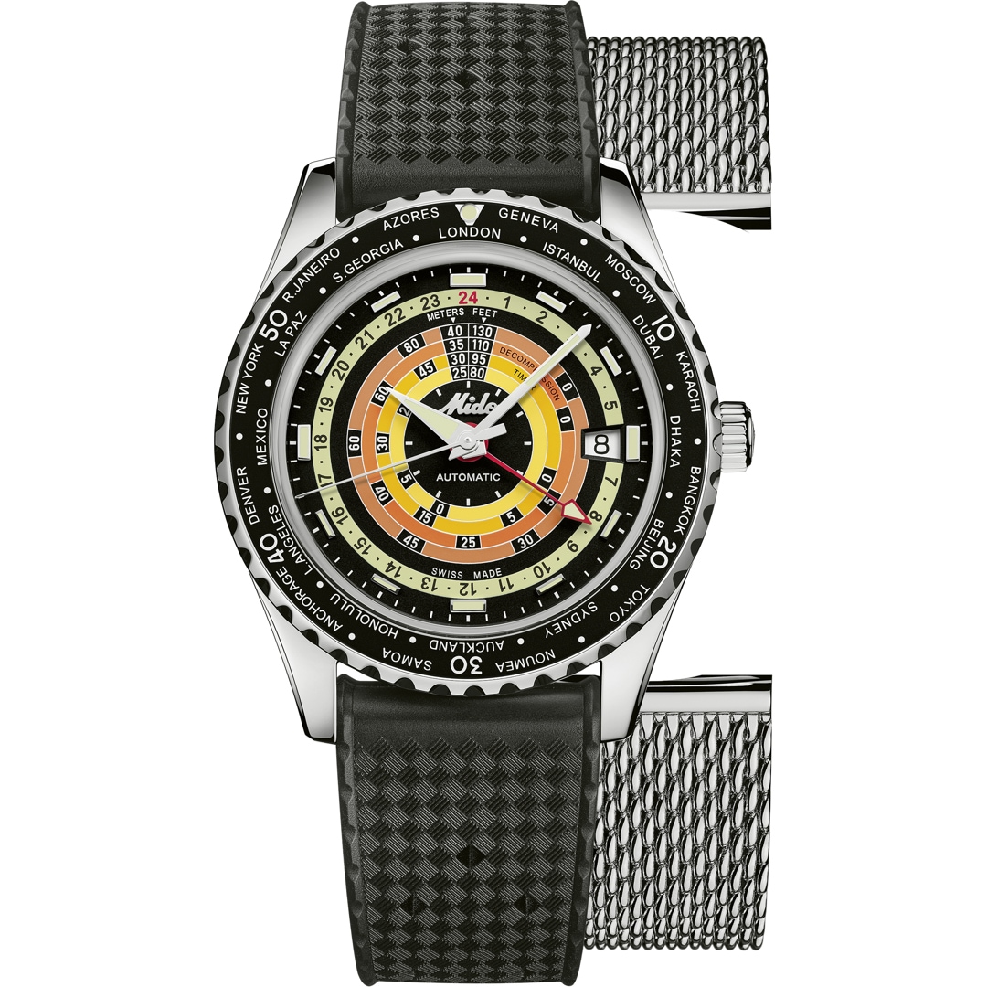 Mido Ocean Star Decompression Worldtimer Special Edition