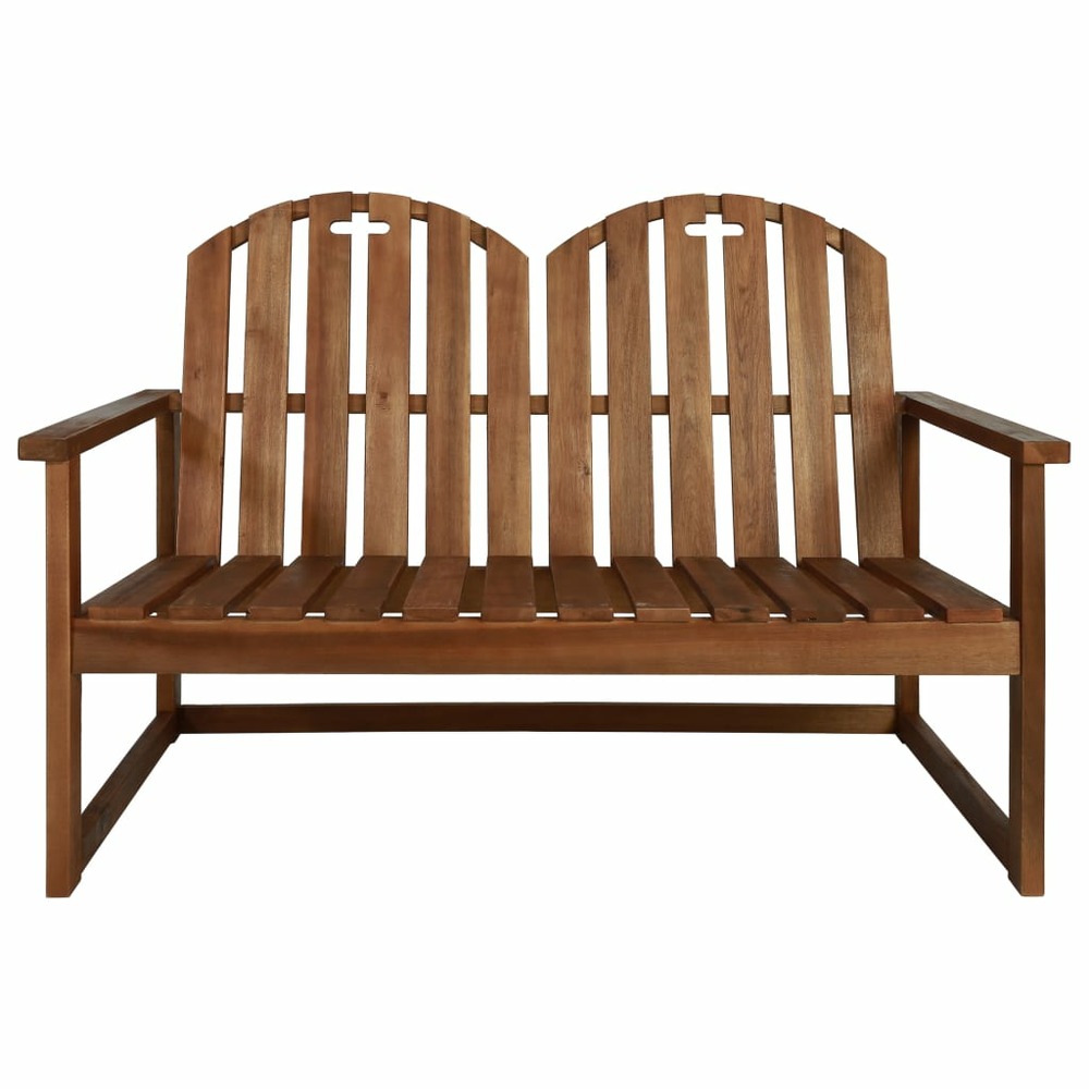 Salon de jardin meuble d'extérieur ensemble de mobilier 4 pièces bois d'acacia solide