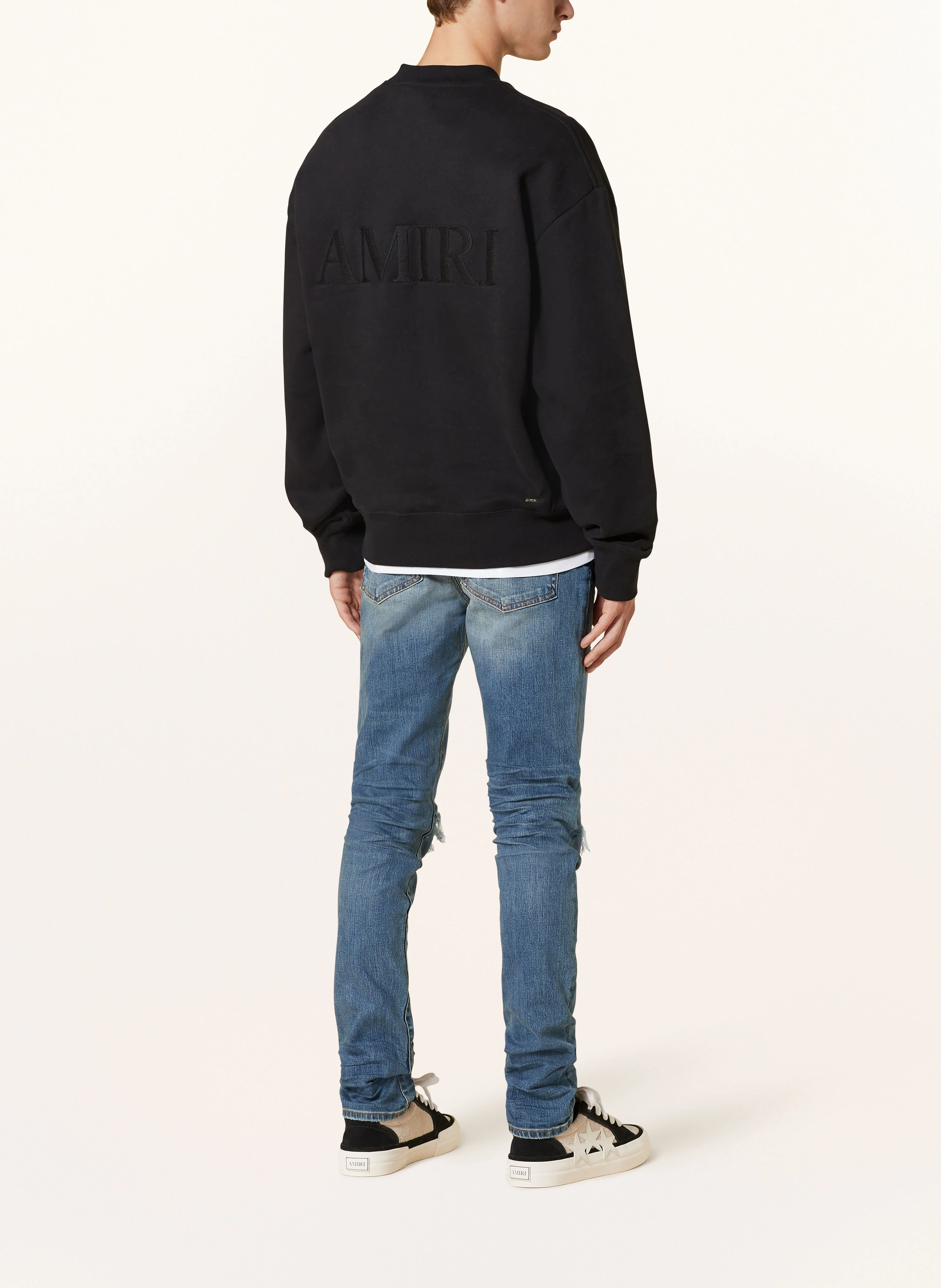 AMIRI Destroyed Jeans MX1 PLAID Skinny Fit