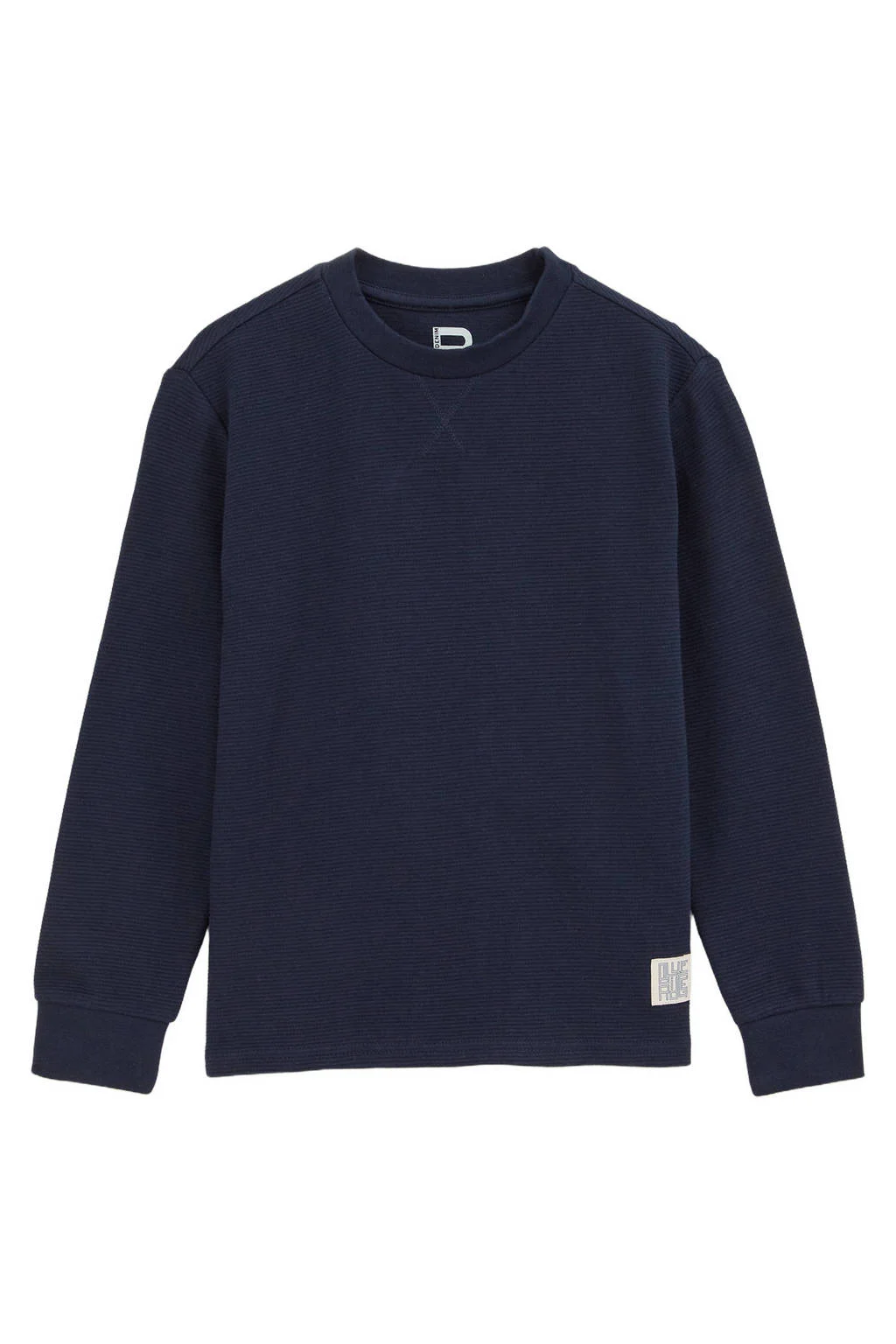 WE Fashion Blue Ridge sweater donkerblauw