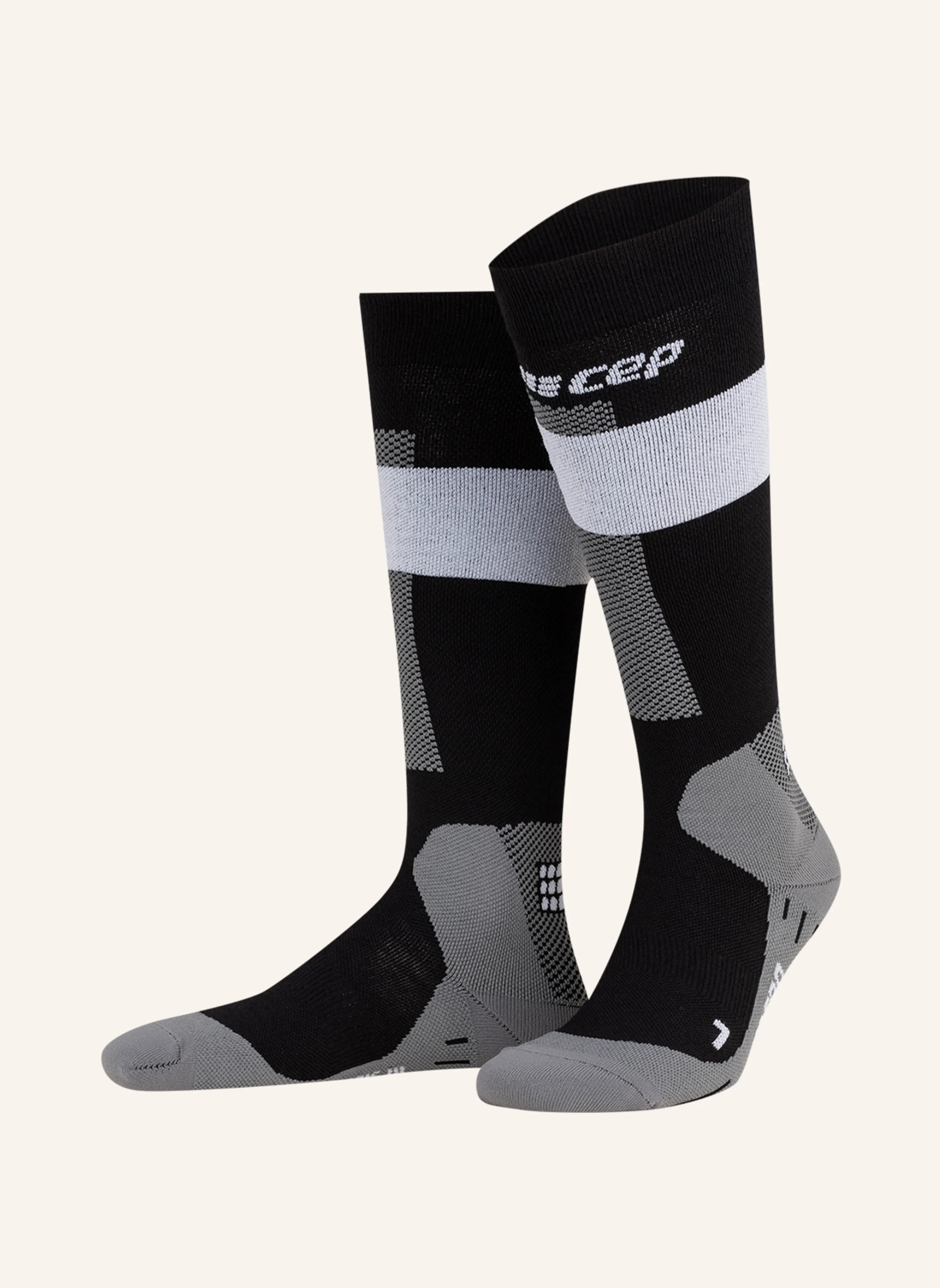 cep Skisocken MERINO COMPRESSION - TALL mit Merinowolle