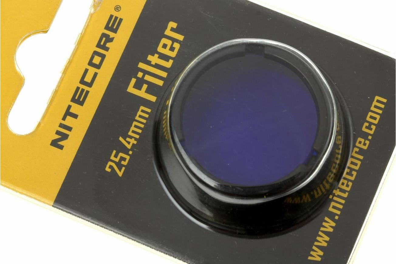 Nitecore filter, blauw, 25 mm