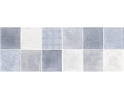 Steengoed decoratieve tegel Palermo blauw 25 x 70 cm