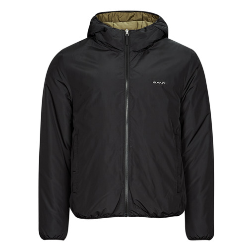 Gant - REVERSIBLE HOODED JACKET Negro