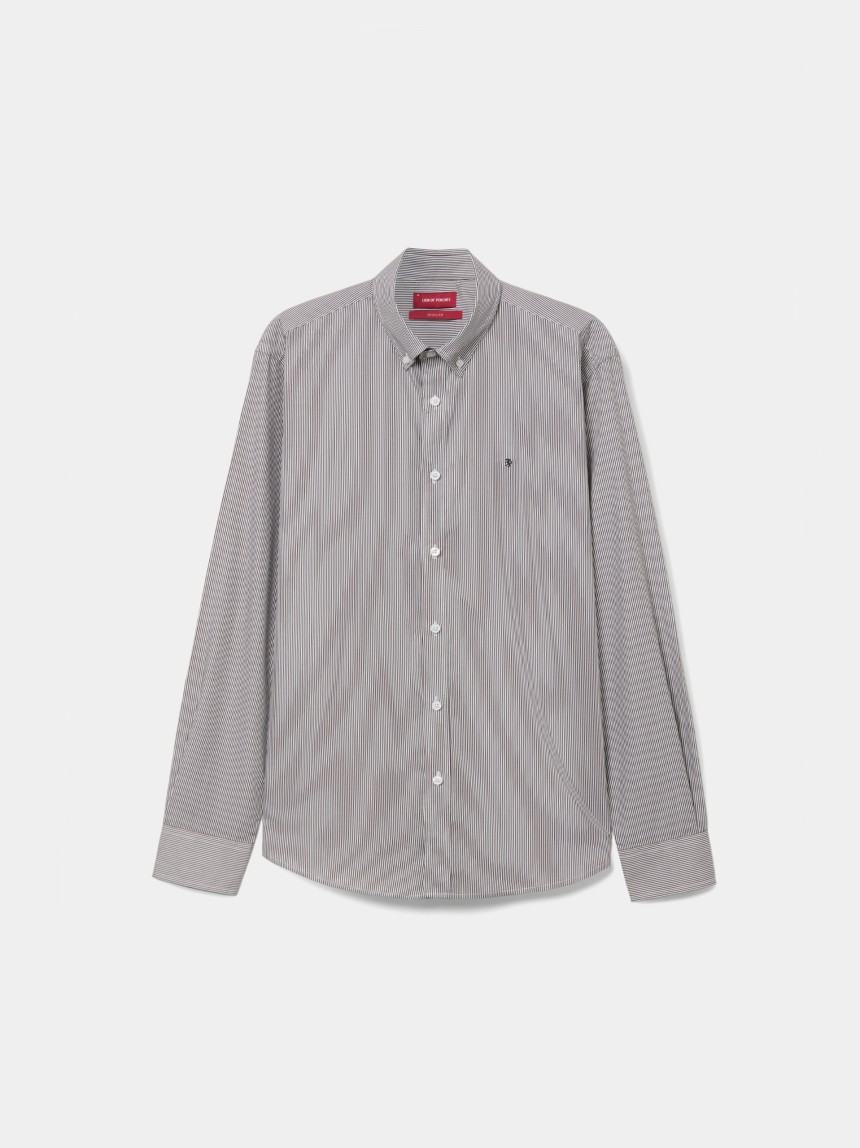 Camisa regular fit de algodão