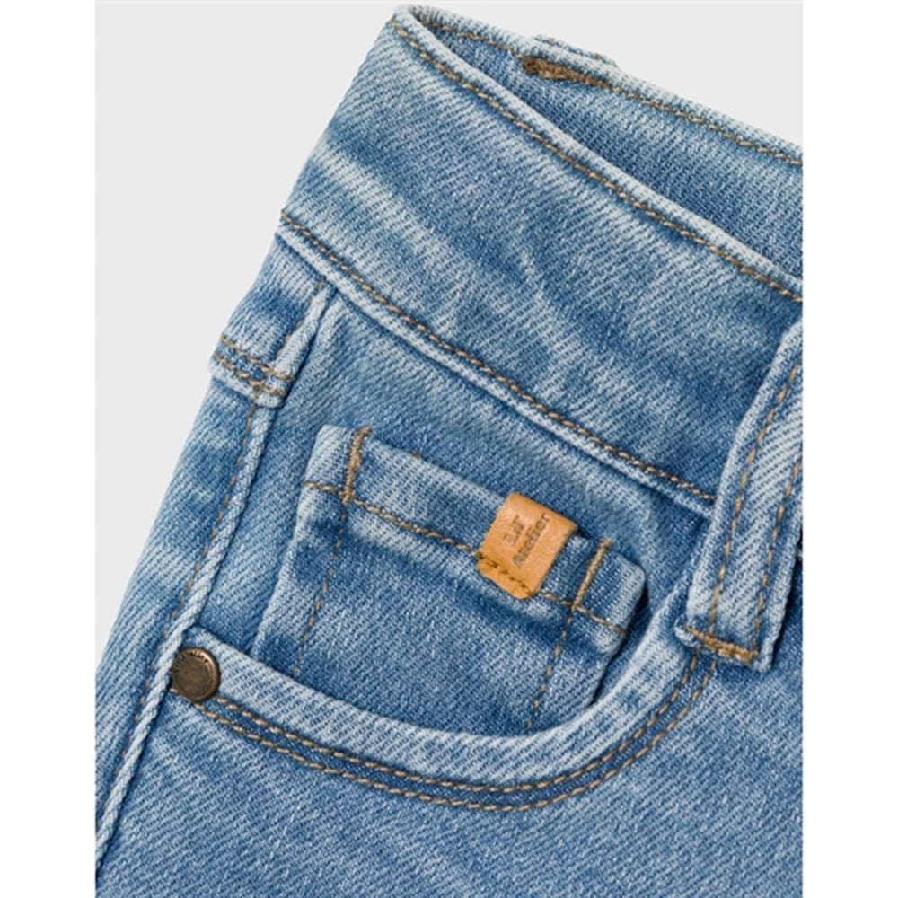 Medium Blue Denim Salli Slim Bootcut Jeans