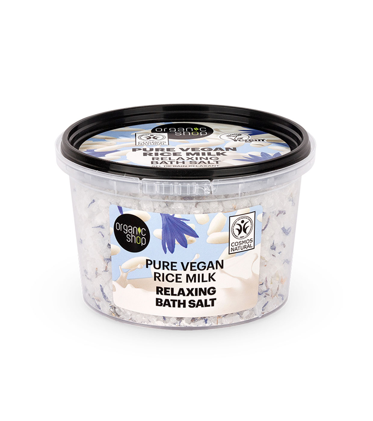 Organic Shop - Sais de banho relaxantes - Leite de arroz
