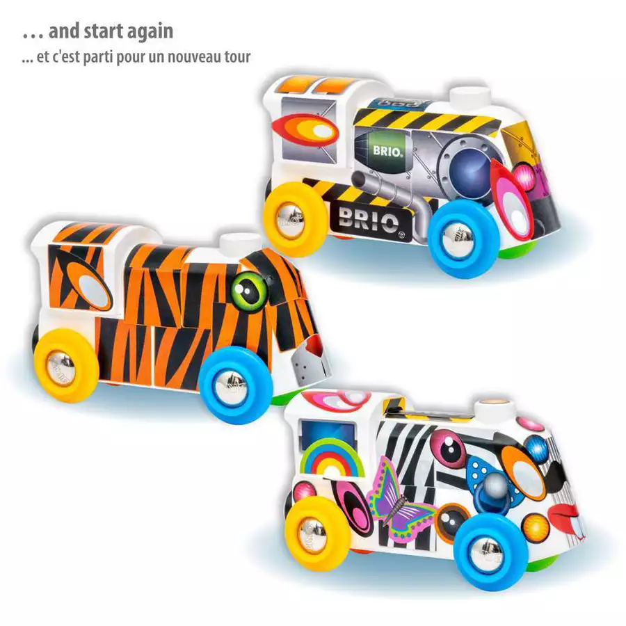 Brio BRIO Sticker-Lokomotive bunt