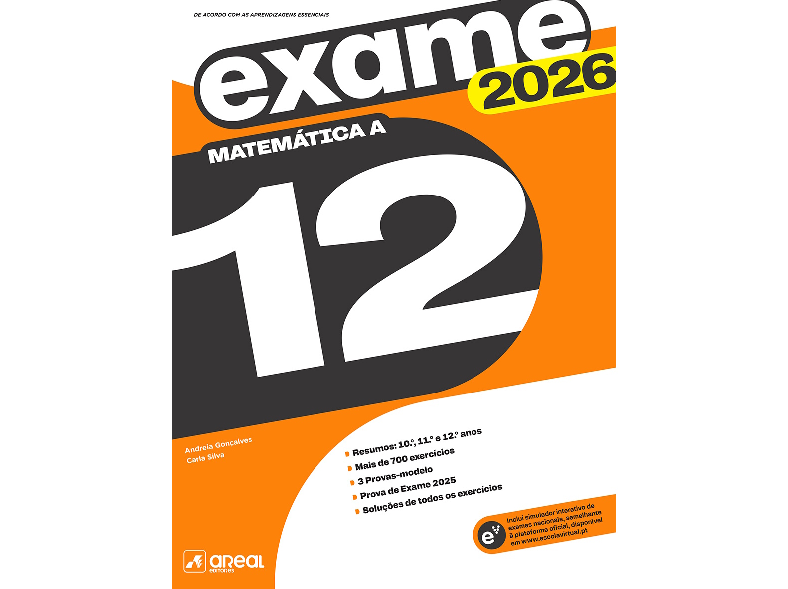 LIVRO PREPARAR O EXAME NAC. 2026 - MATEMÁTICA A - 12.