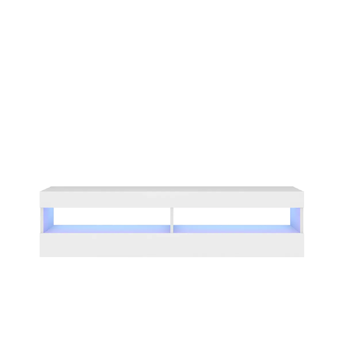 Selsey Meuble TV Viansola 100 cm Blanc Mat/Brillant