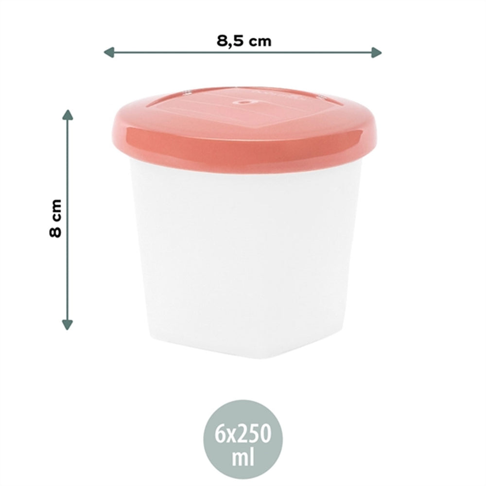 ECO Madbøtter - 6x 250ml - Babymoov → Luksusbaby.dk