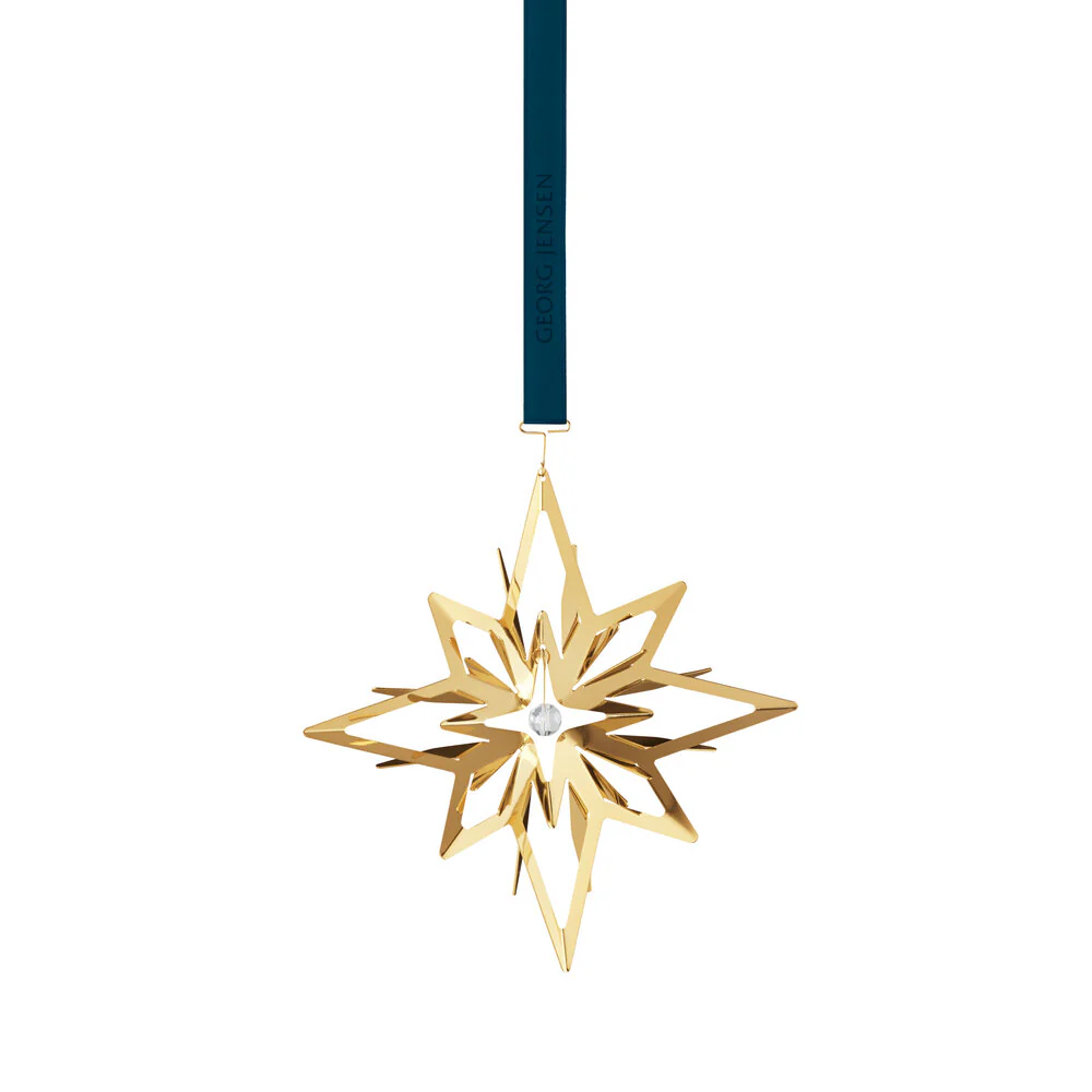 Georg Jensen  2024 juleuro med Stjerne - forgyldt