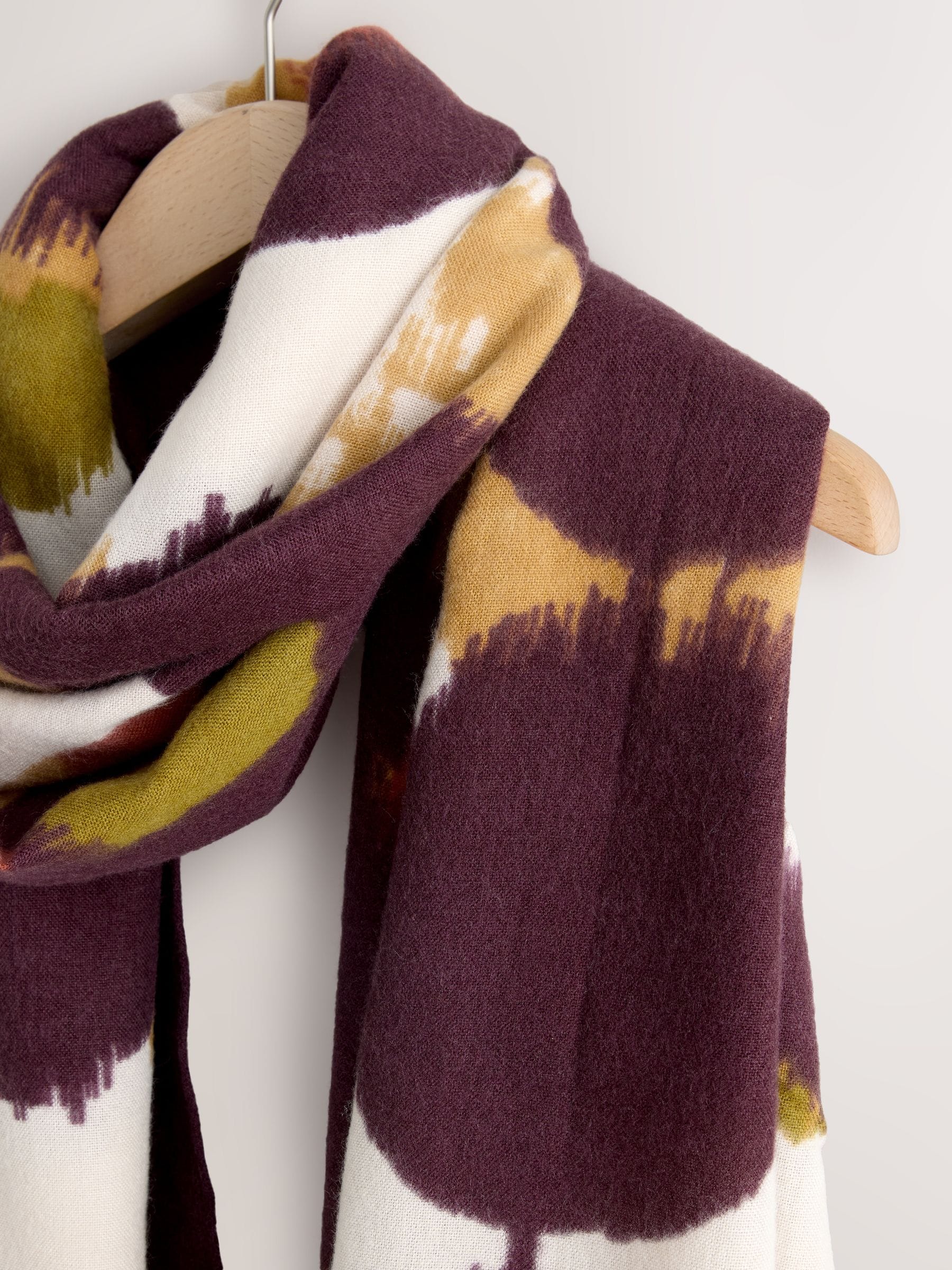 Bordeauxrood - Midweight Woven Blanket Scarf