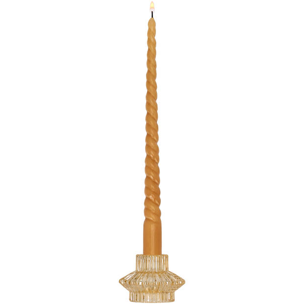 Blokker Dinerkaars Swirl - 2 stuks - 29 cm - Oker