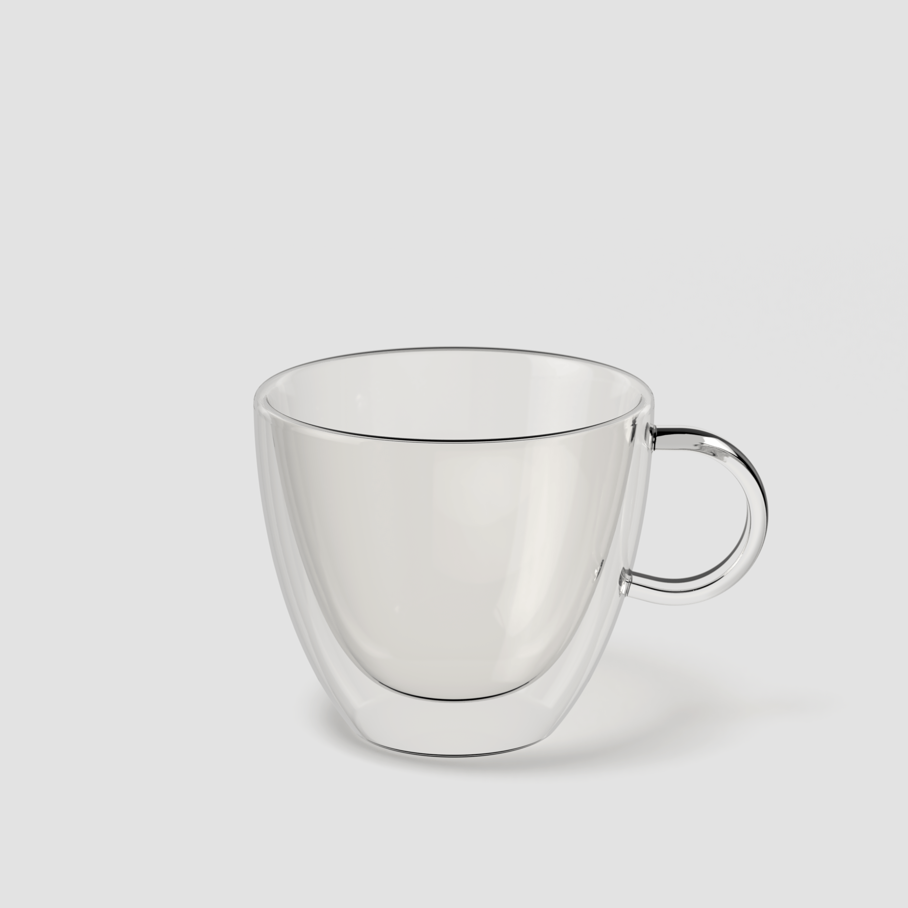 Artesano Glass cappuccino cup Clear, 8.5 oz, borosilicate glass