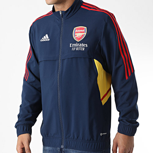 Veste Zippée A Bandes Arsenal FC HA5301 Bleu Marine