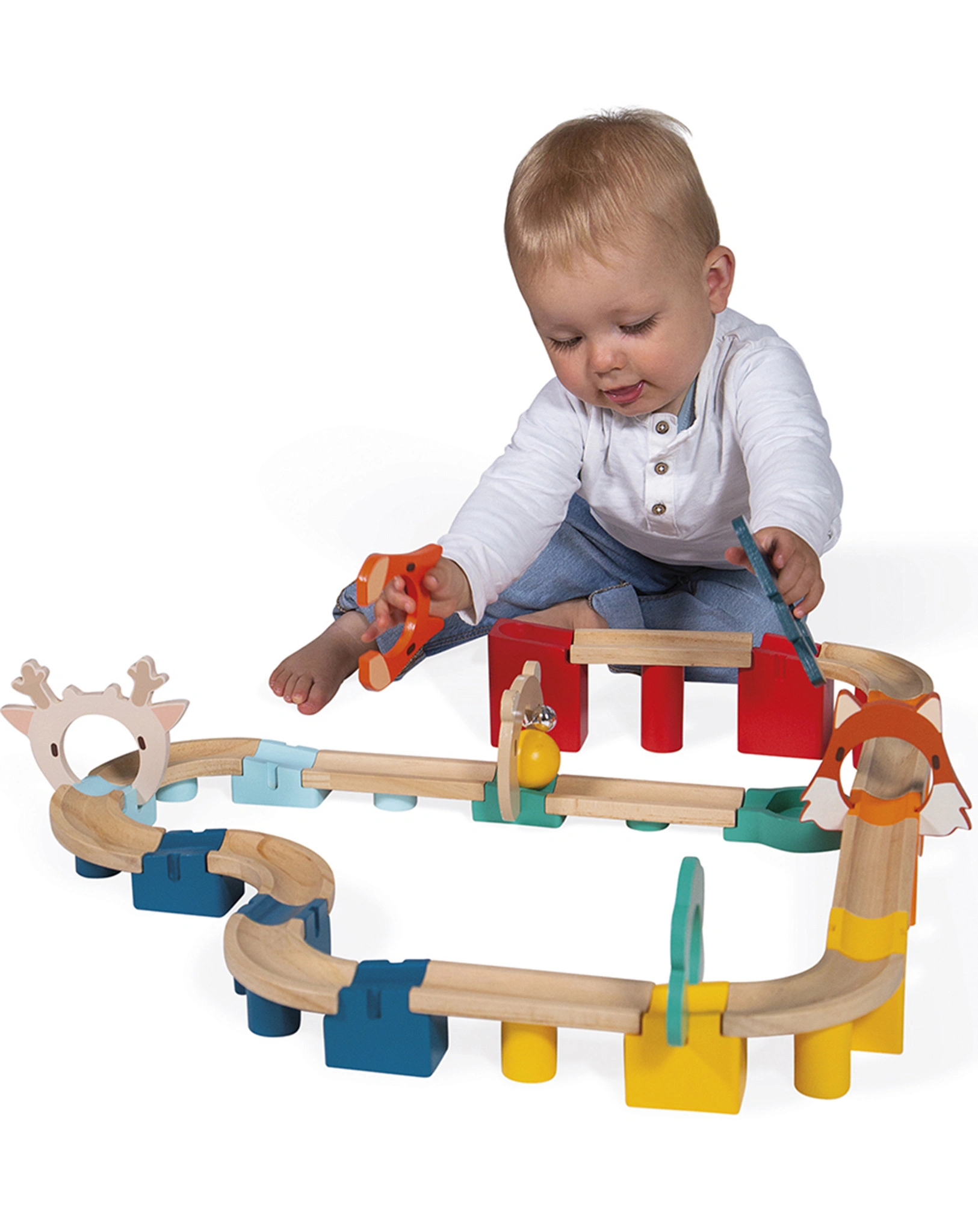Kugelbahn WALDPFAD 44-teilig