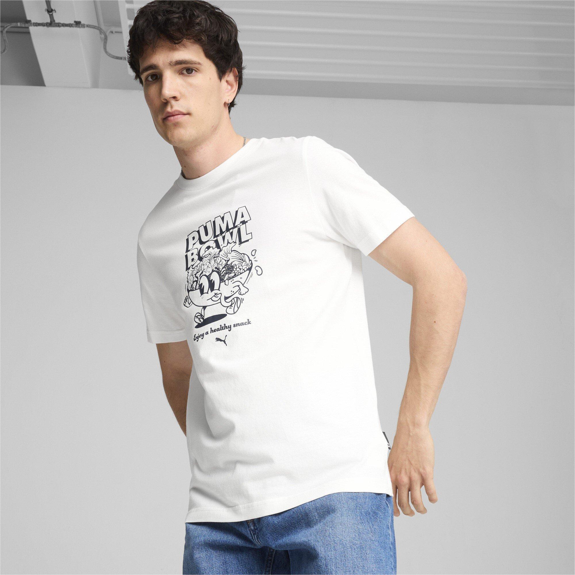 Puma Puma Graphics Bowl Tee T-Shirt Mens