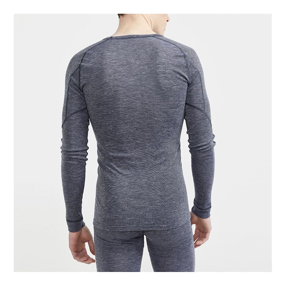 Craft CORE WOOL MERINO - Sous-couche Homme blaze/melange