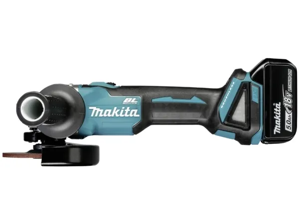Makita DGA504RTJ - Vinkelkværn - ledningfri - 125 mm - 2 batterier - 18 V
