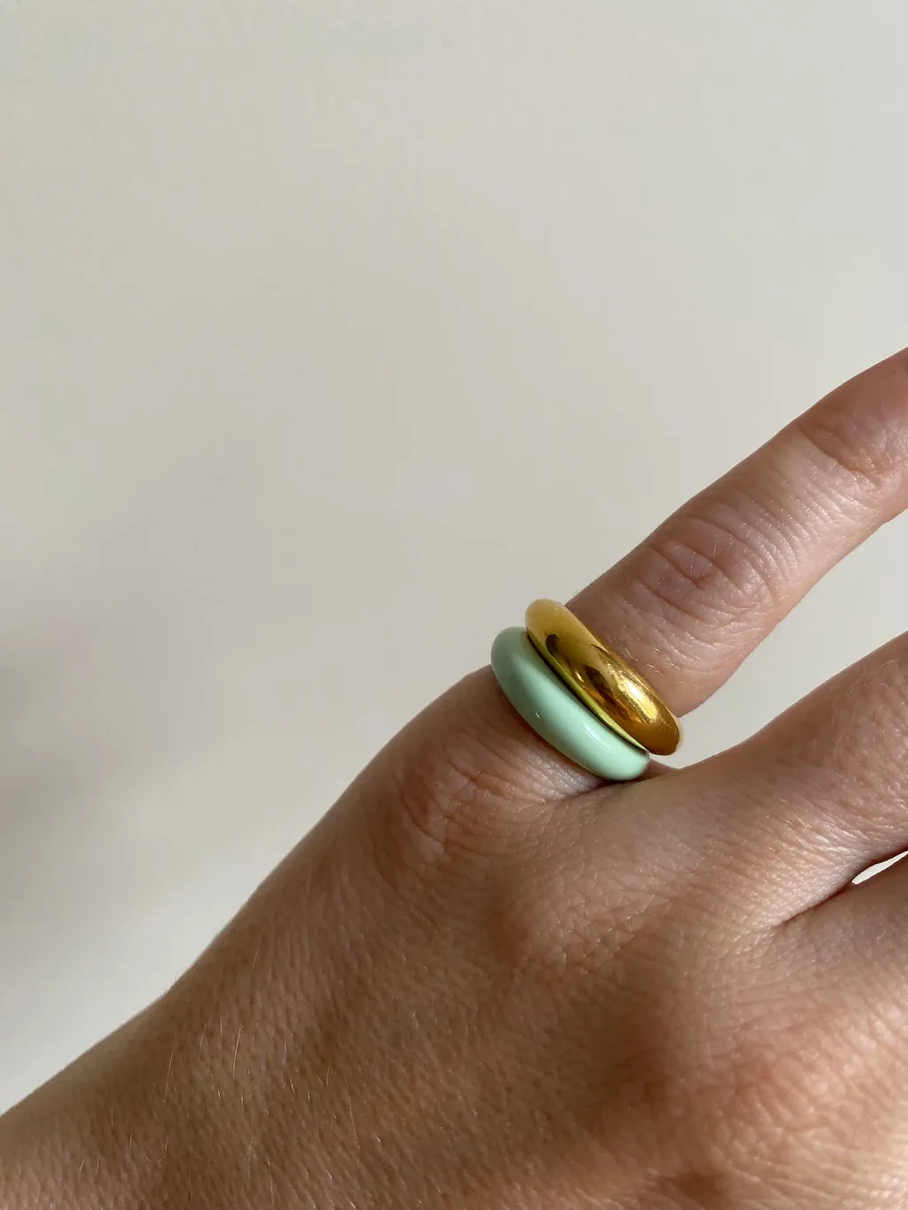 Bague Ana Thin Enamel Daphine