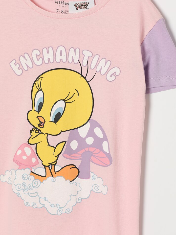 Vestido do Piu-Piu Looney Tunes © &™ Warner Bros - Rosa Pastel