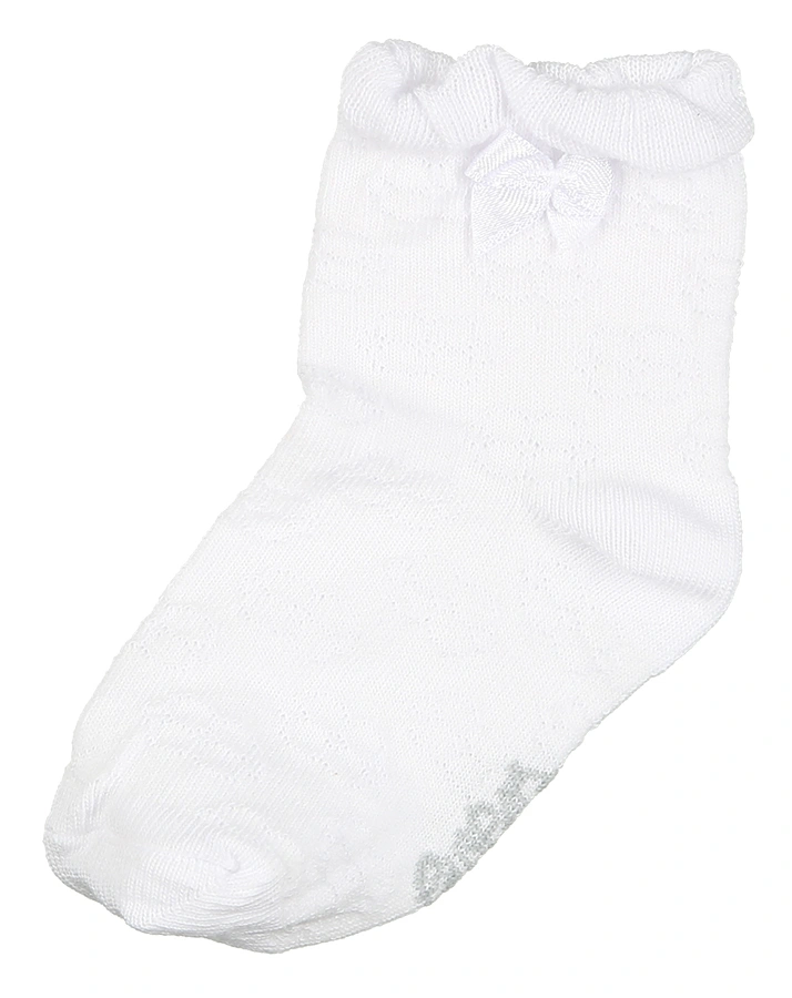 Socken RÜSCHEN & SCHLEIFCHEN 2er Pack in weiß