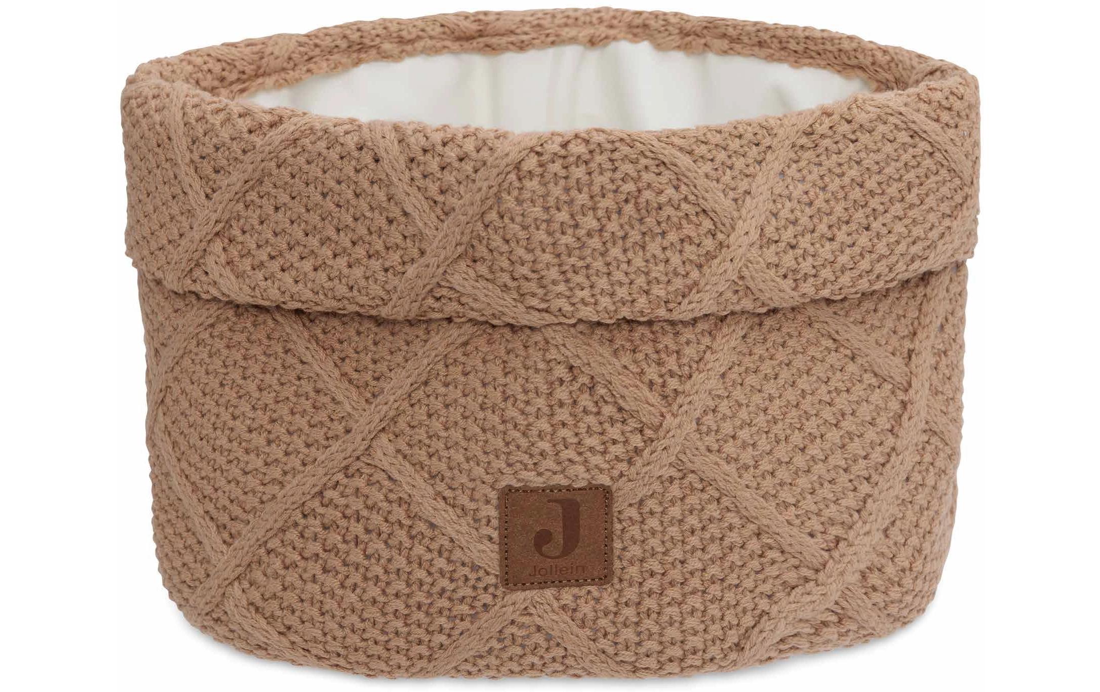 Pflegekörbchen Check Knit Biscuit 14 x 18 cmPraktischer Korb für Babysachen