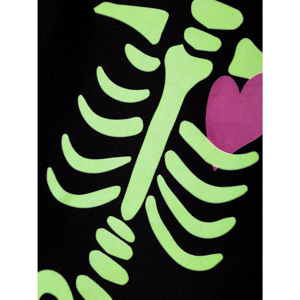 Køb Name It Black Pink Oween Top Sæt Skeleton