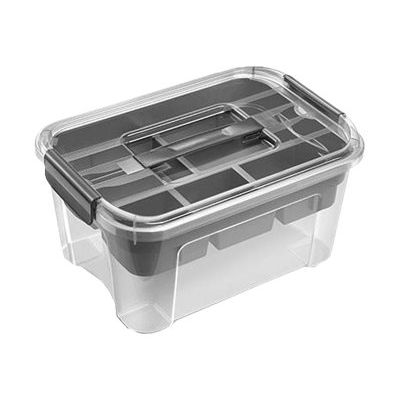 CEP - boîte de rangement - 13 L - gris