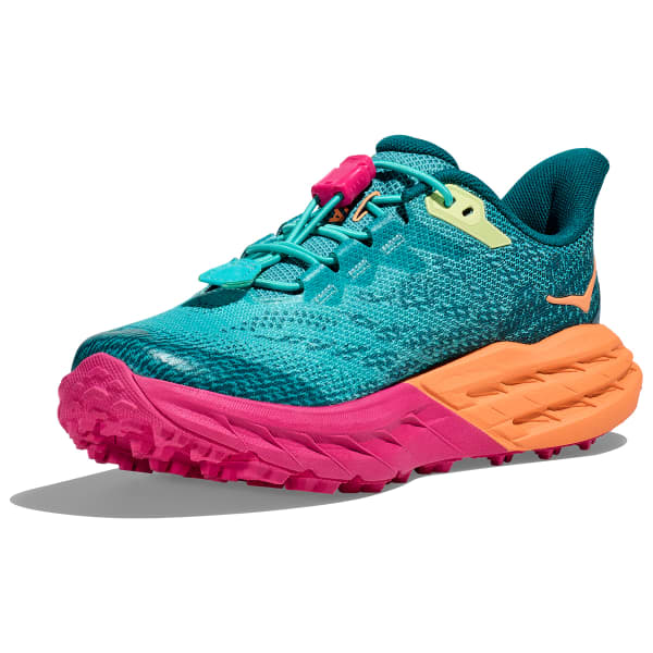 Chaussure trail HOKA ONE ONE SPEEDGOAT 5 YOUTH DEEP LAKE/CERAMIC