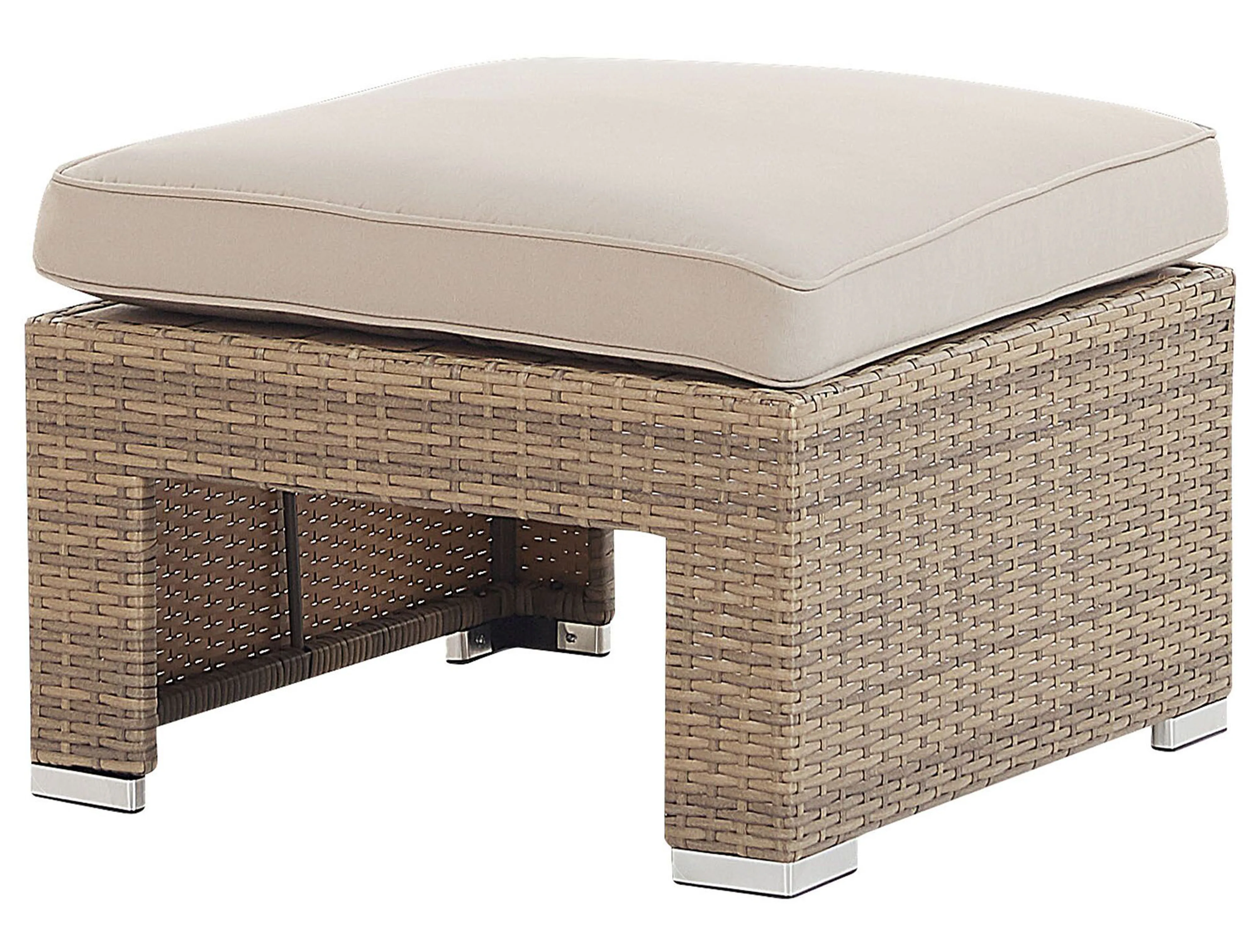 Loungeset met tafel 5-zits COCCOLIA modulair PE rotan Beige