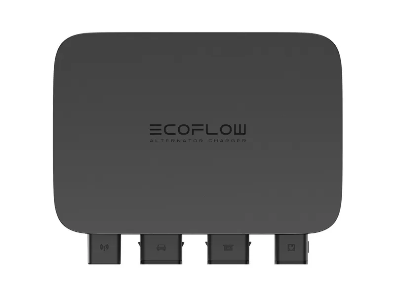 EcoFlow Power Hub Alternator Charger, Adapter, Sort, EcoFlow, DELTA Pro DELTA 2 Max DELTA Max 2000 DELTA 2, 242 mm, 194 mm