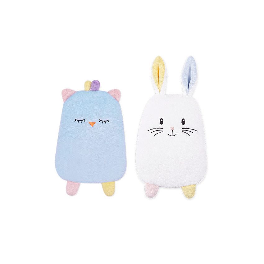 Bouillotte gel pour bébé lapin ou chouette - Doré