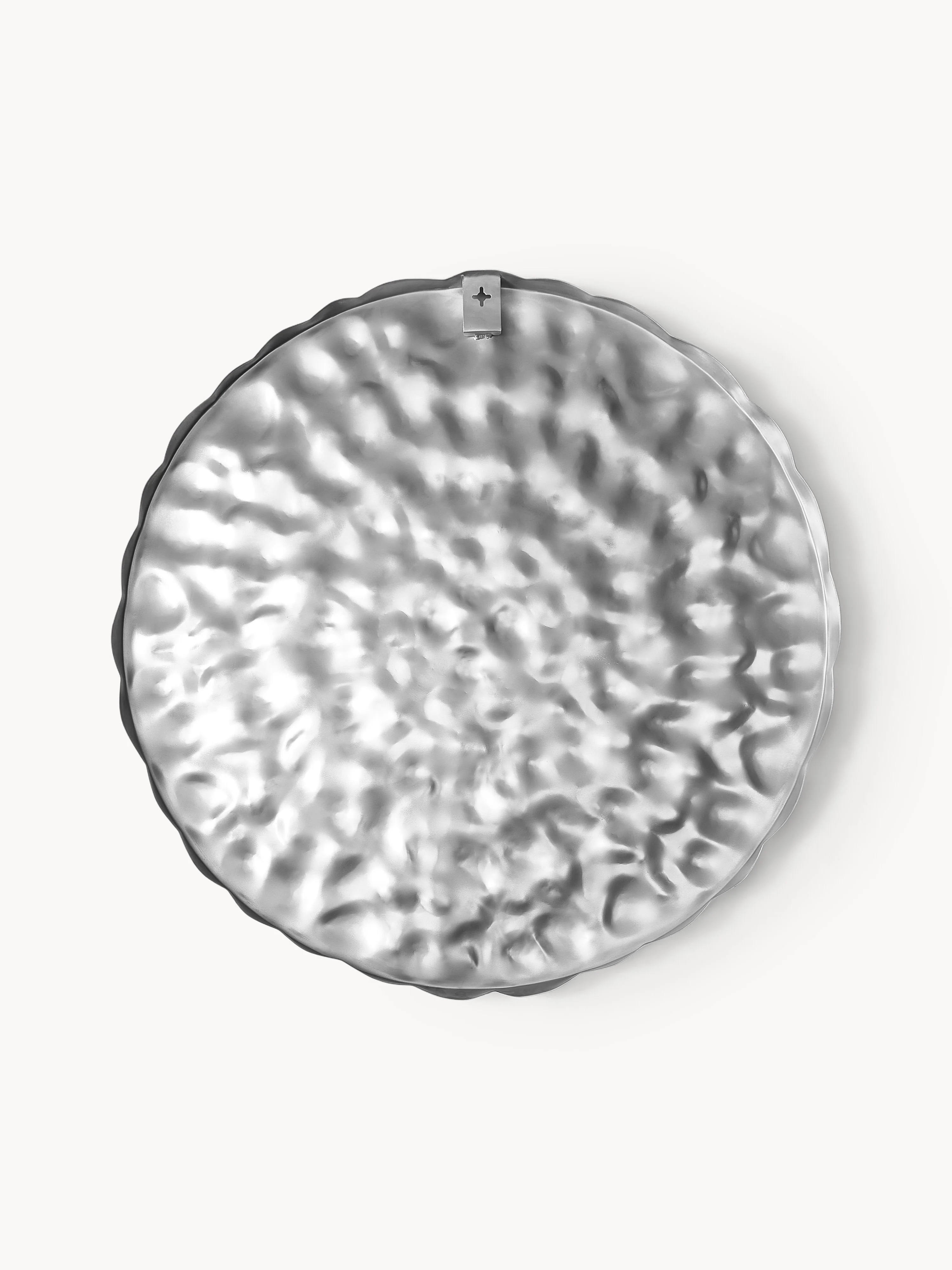 Wandobject Splash met gehamerd oppervlak, Ø 120 cm