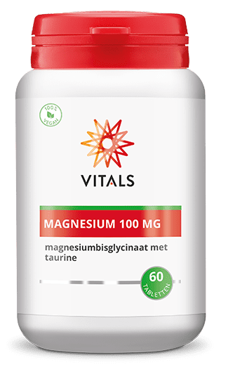Vitals Magnesium(bisglycinaat) 100mg 60 tabletten