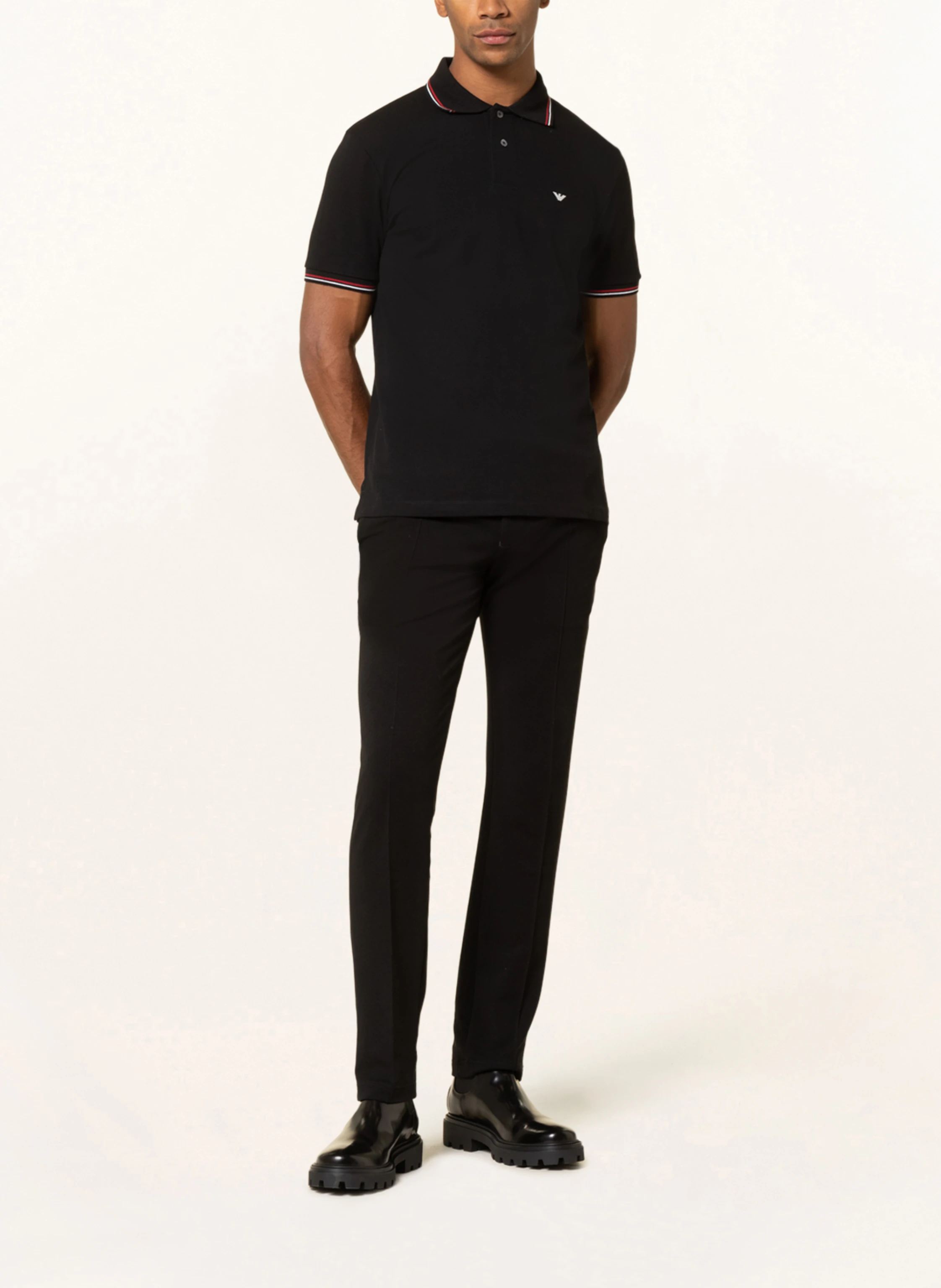 EMPORIO ARMANI Piqué-Poloshirt