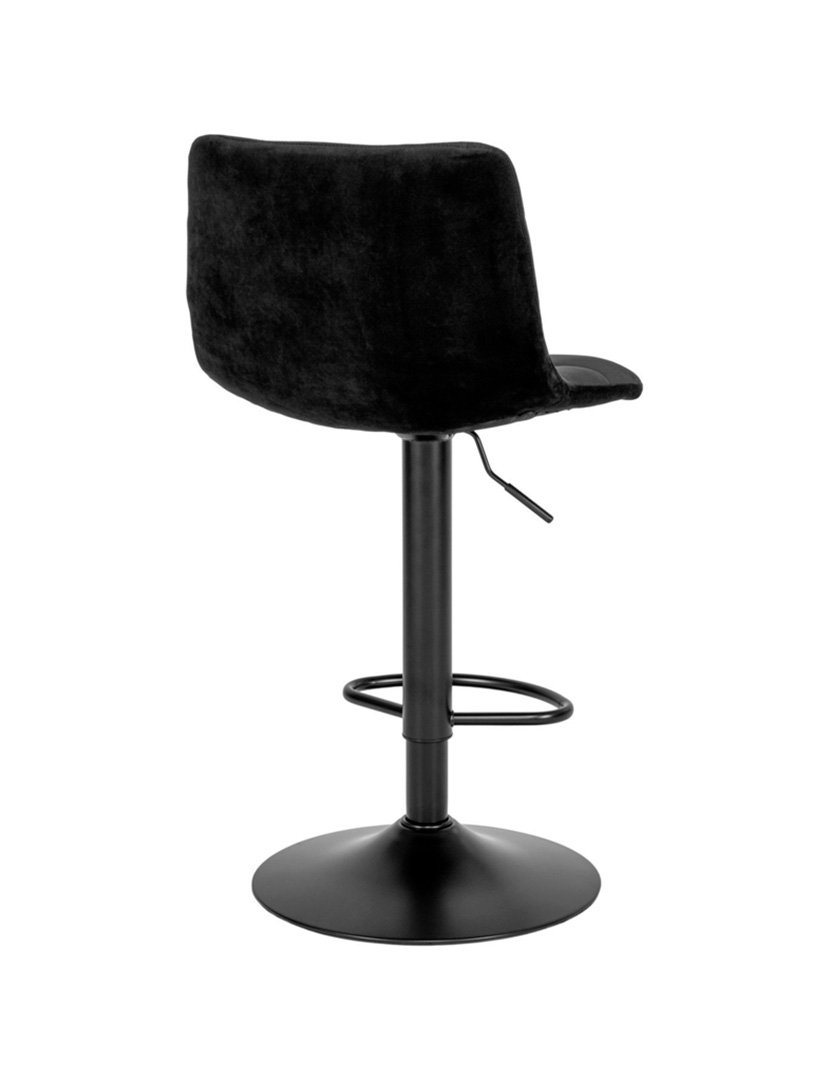 Black Velvet Bar Chair