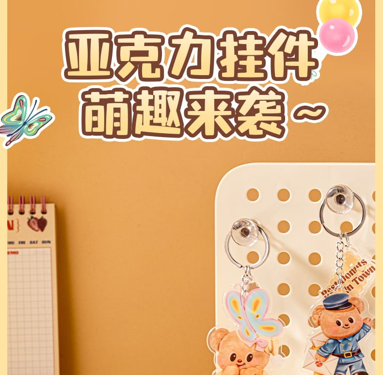 Butterbear - Butterbear Acryl Sleutelhanger