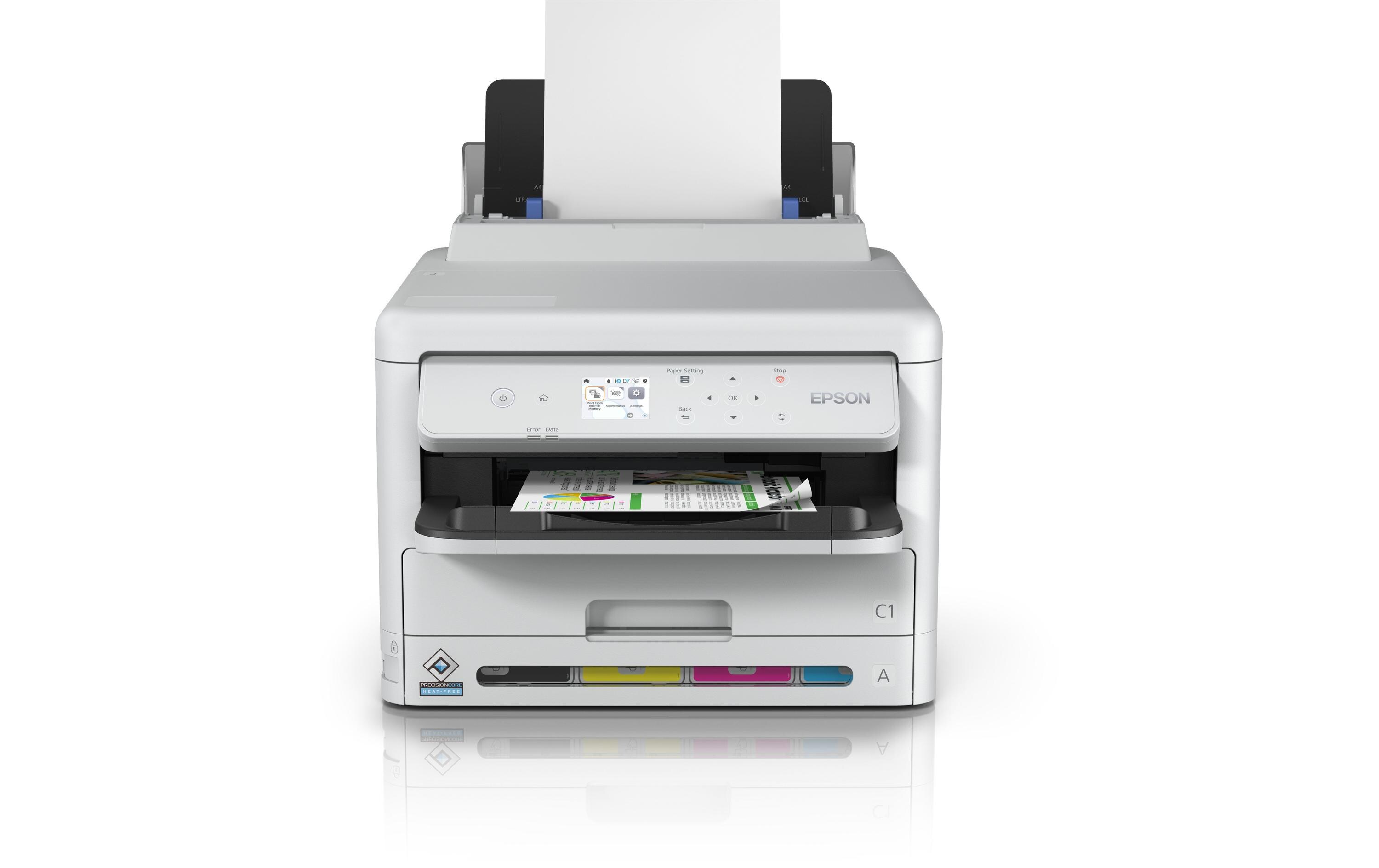 Drucker WorkForce Pro WF-C5390DW,<br>Netzwerkfähiger Tintenstrahldrucker mit Auto-Duplex-Druck