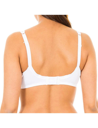 Generous White Underwire Bra for Women