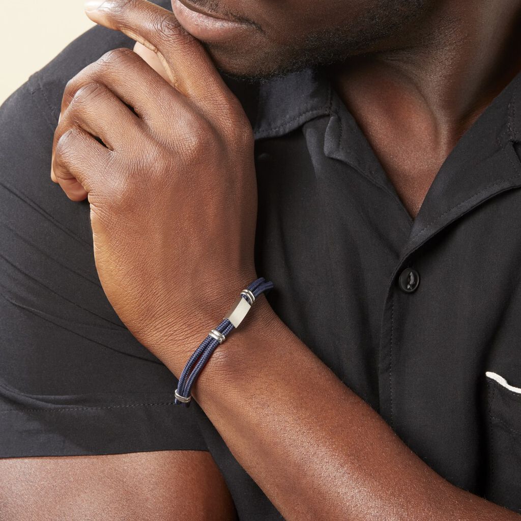 Bracelet Yannik Acier Blanc