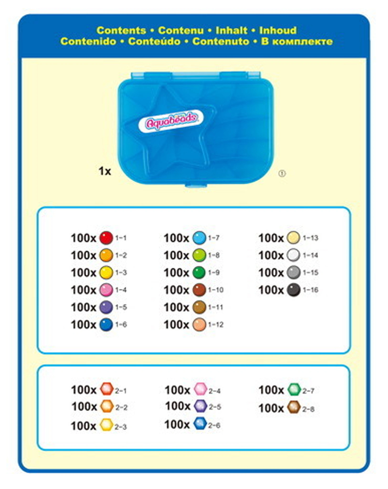 Kreativspiel AQUABEADS (31502) - MAXI NACHFÜLLBOX
