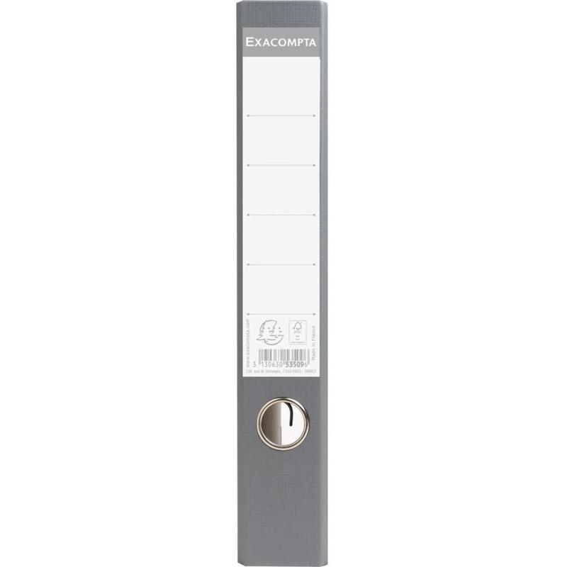 Classeur à levier cartonné Exacompta Prem'Touch A4 - Dos 5 cm couleurs assorties