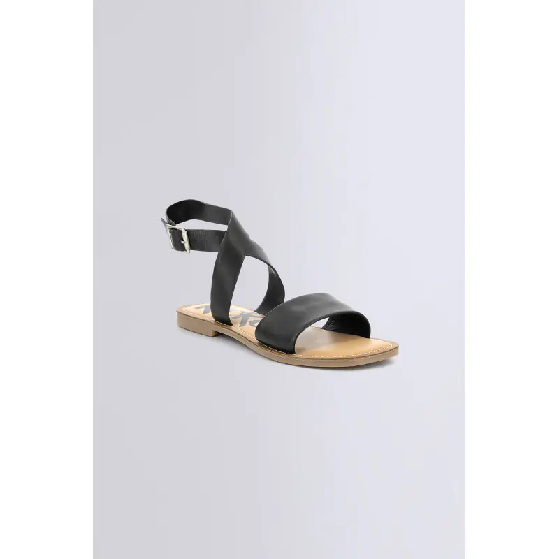 KICK GIMIK NOIR SANDALES Cuir Femme