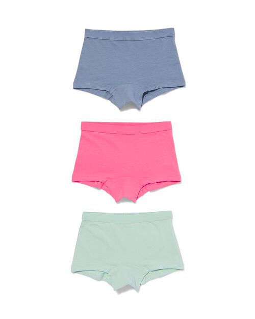 3 boxers enfant en coton/stretch multi