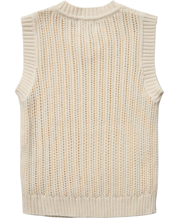 Magasin du Nord Collection Knitted Vest - Kids Beige