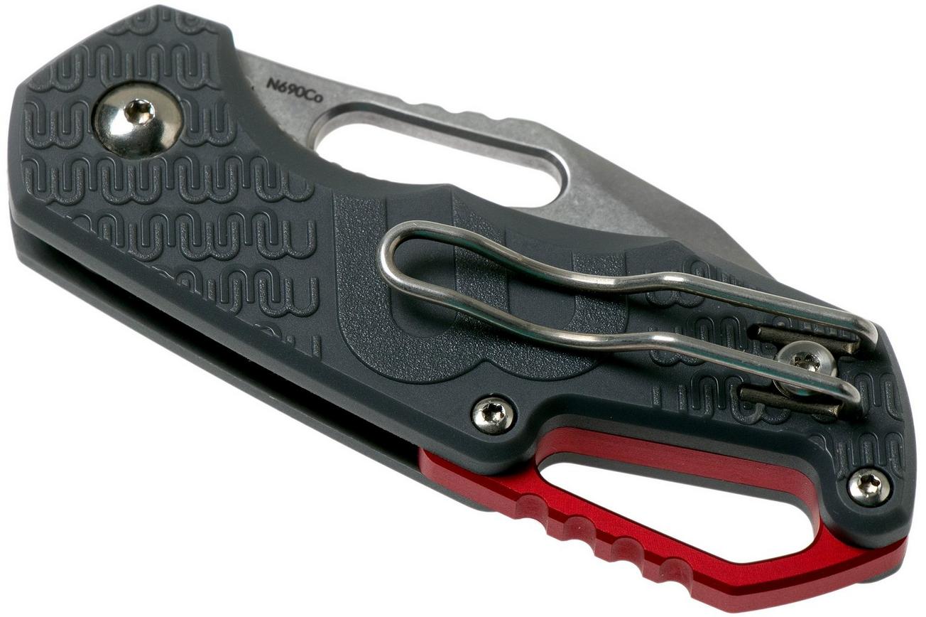 MKM Isonzo FX03-3PGY Clip Point Wolf Grey FRN zakmes, Jesper Voxnaes design