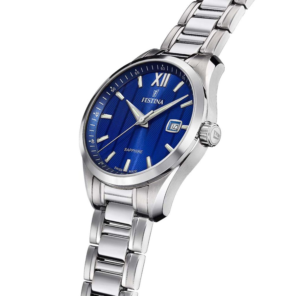 Montre Festina Swiss Made Bleu London