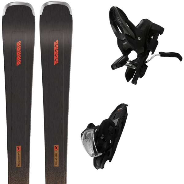 Pack ski K2 DISRUPTION 76X + M3 10 COMPACT QUIKCLIK BLACK/ORANGE/BRONZE